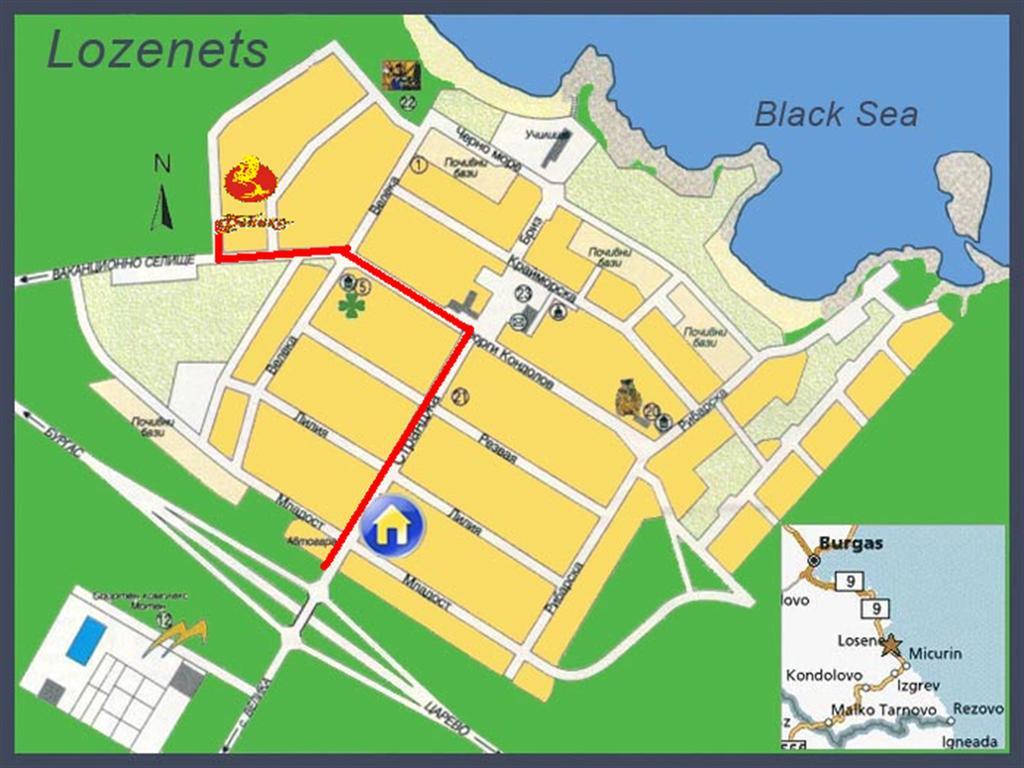 Hotel Feniks Lozenec Kültér fotó
